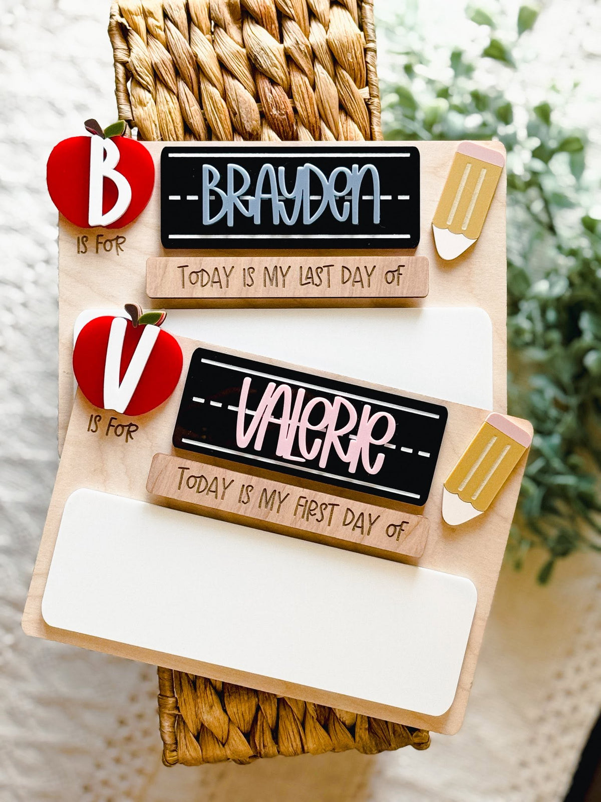 Chalk Board Back To School Sign
