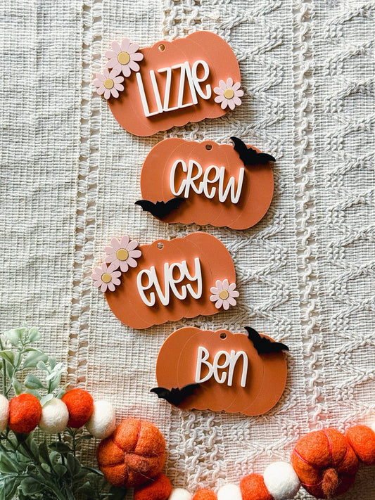 Pumpkin Halloween Tag