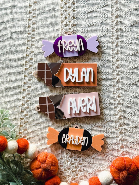 Candy Bar Halloween Tag