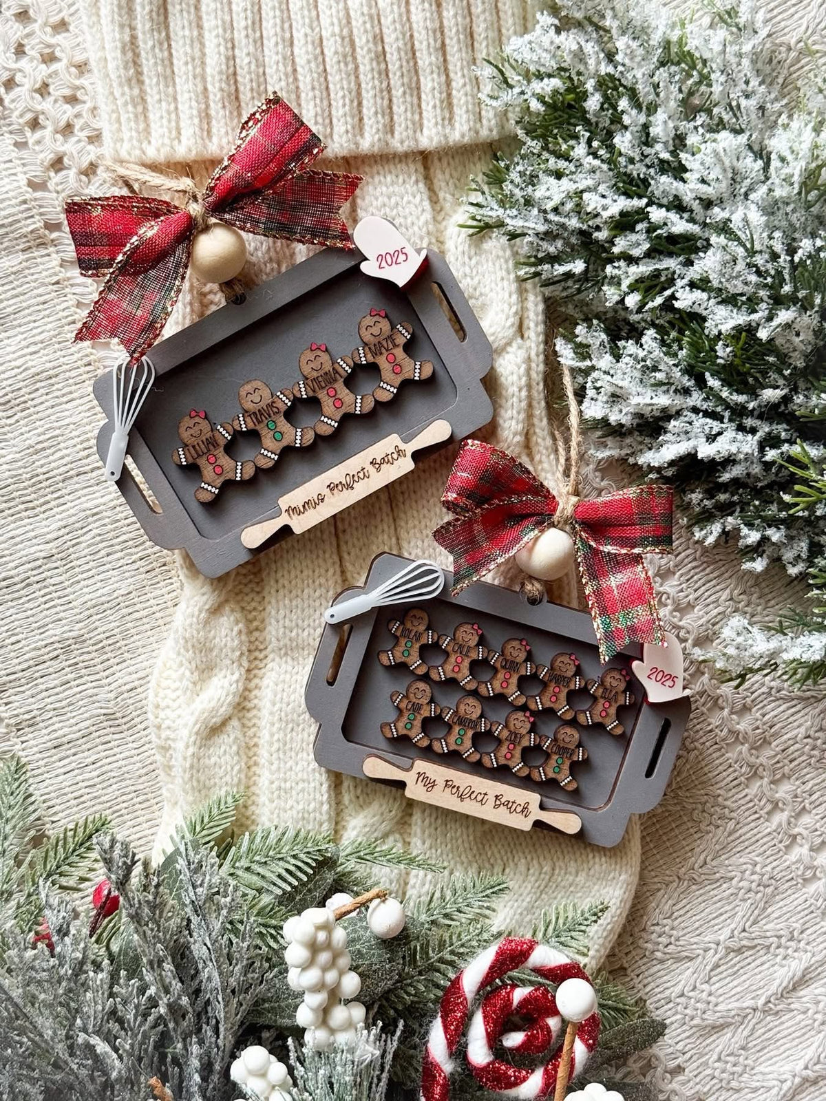 Gingerbread Pan Family Ornament
