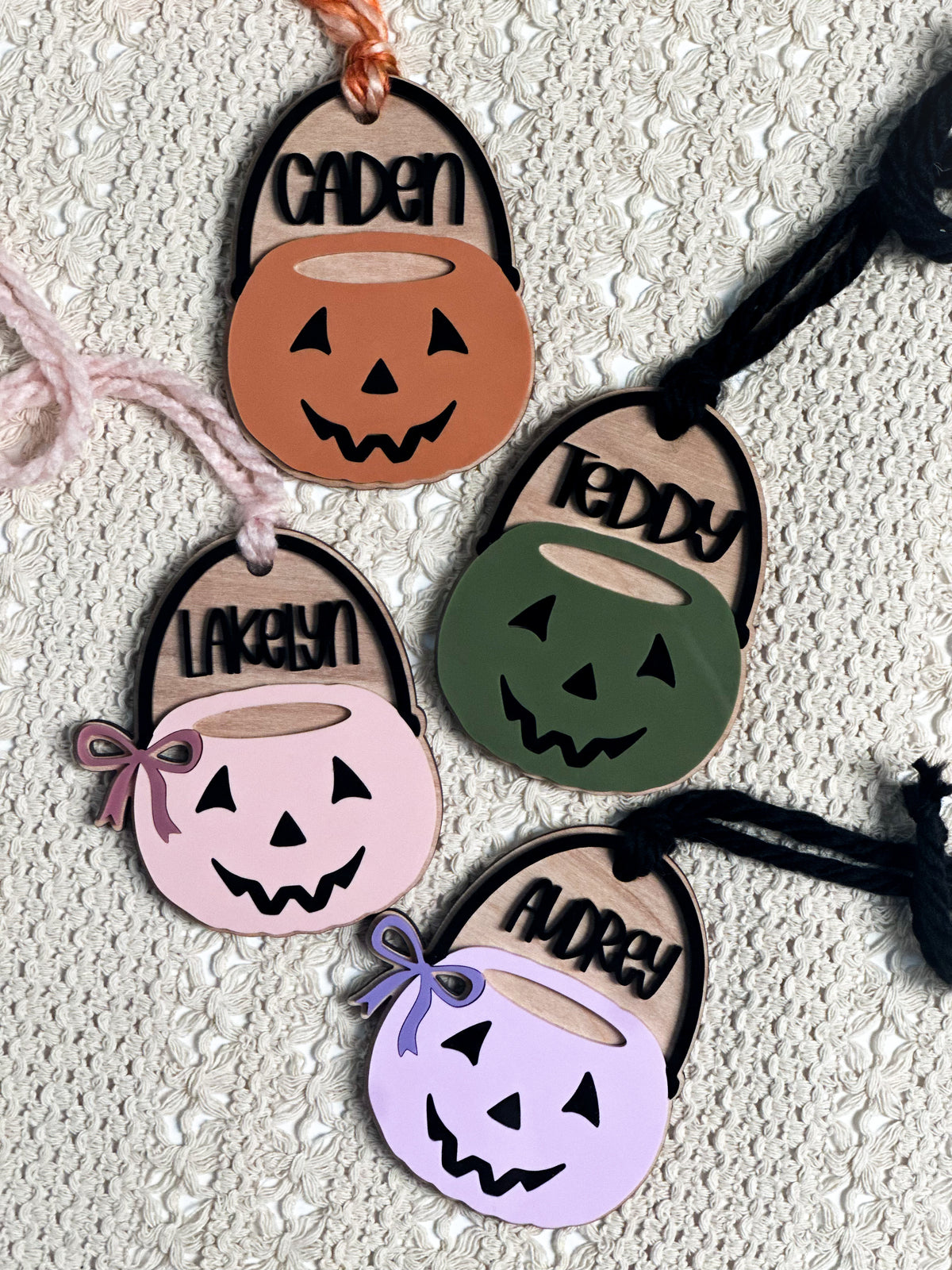 Pumpkin Pail Halloween Tag