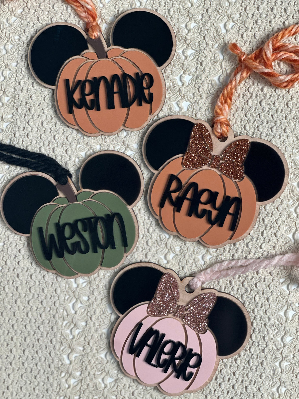 Mouse Pumpkin Halloween Tag