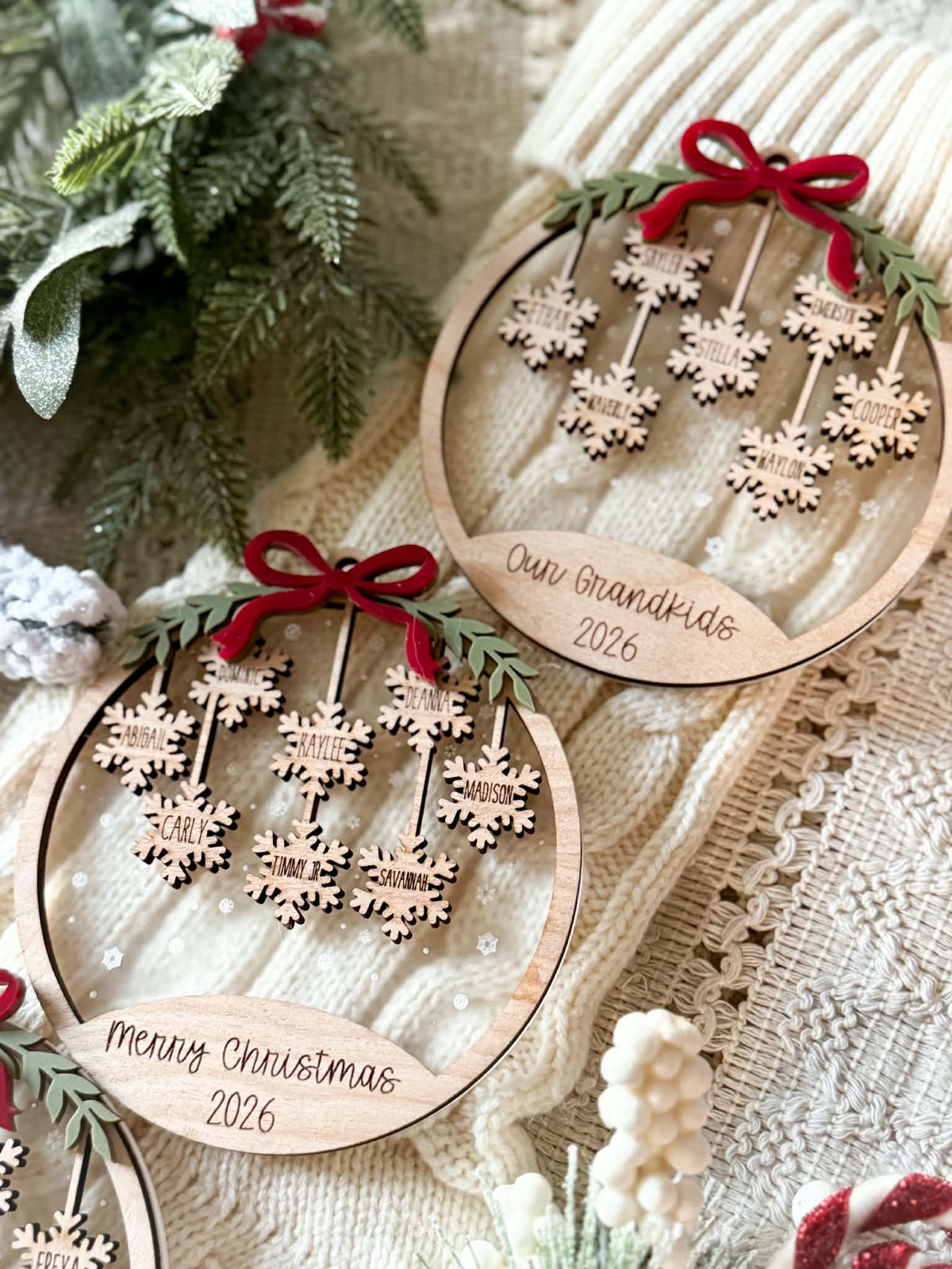 Family Snowflake Ornament