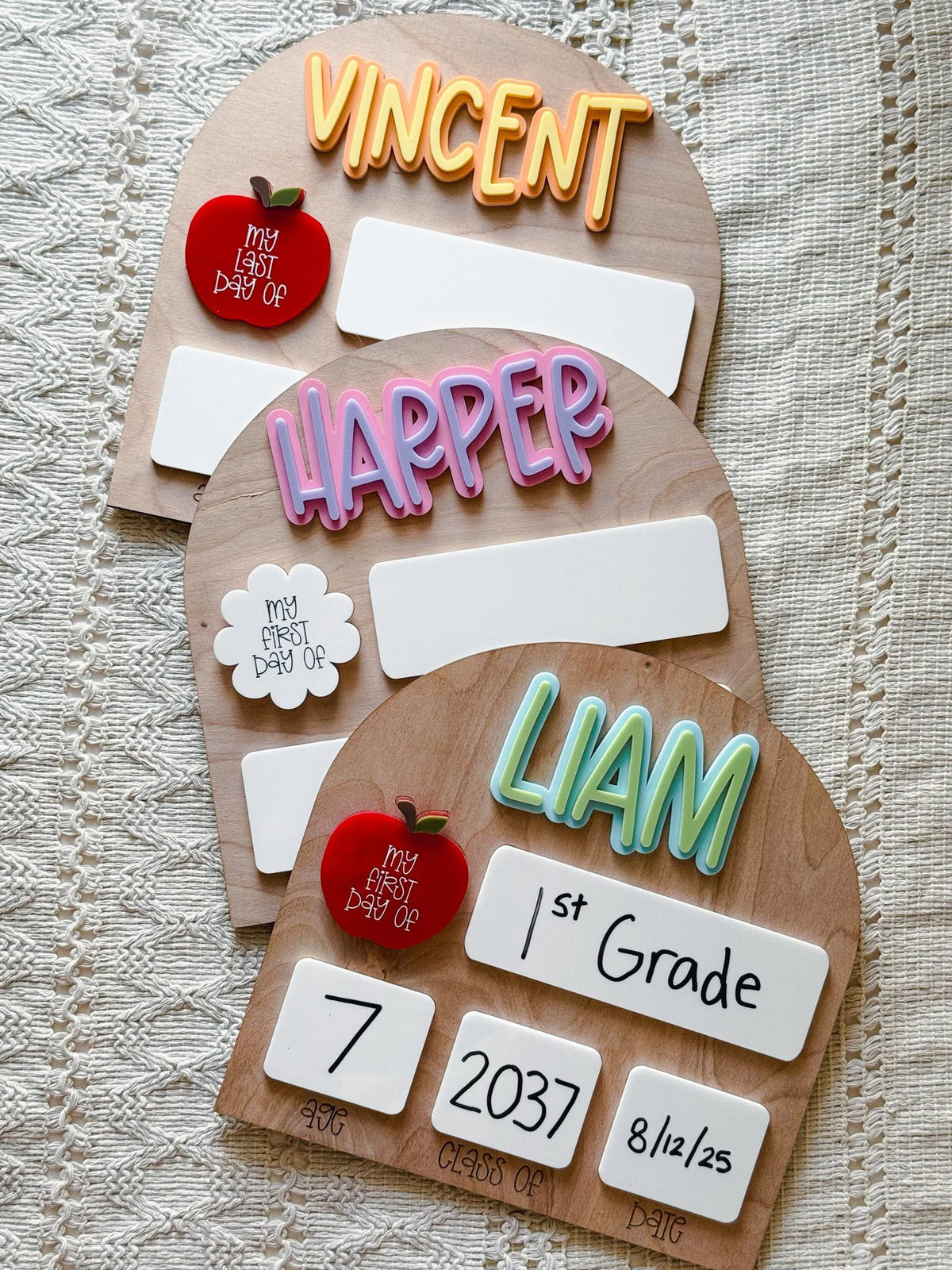 Apple/Flower Back To School Interchangeable Sign